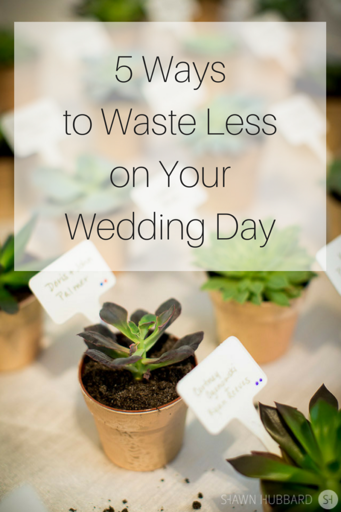 Simply Breathe Events | DC Wedding Planner | 5 Ways to Waste Less on Your Wedding Day