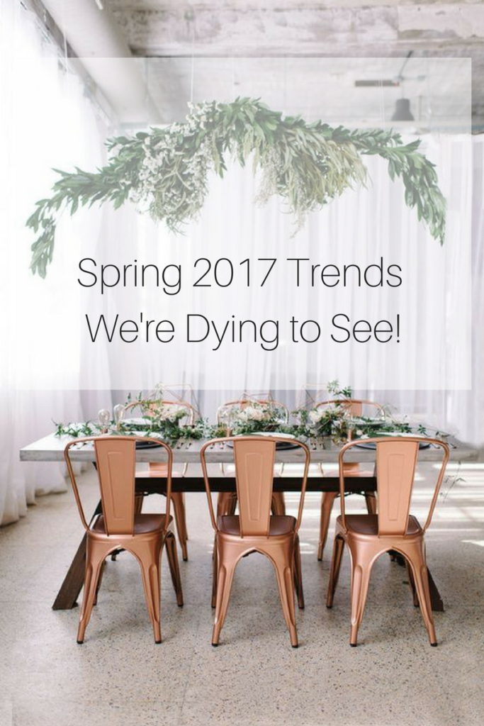 Simply Breathe Events | DC Wedding Planner | Spring 2017 Wedding Trends We Can't Wait to See!