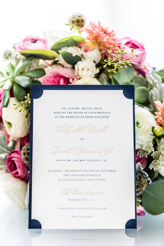 DC Wedding Planner | Westin Georgetown Wedding | Meredith + David
