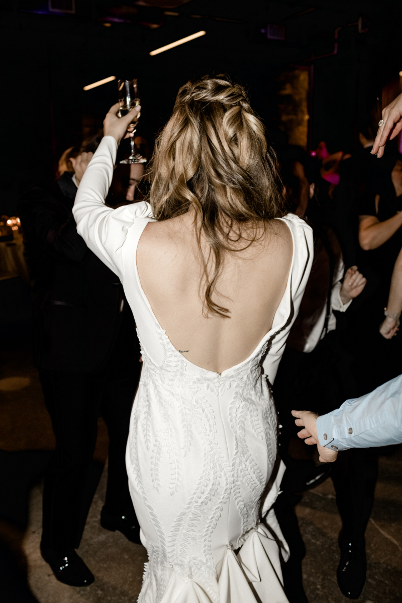 bride on the dance floor