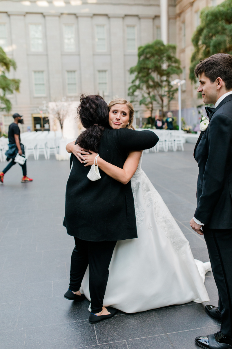 BRIDE EMOTIONAL AND HUGGING EVENT PLANNER