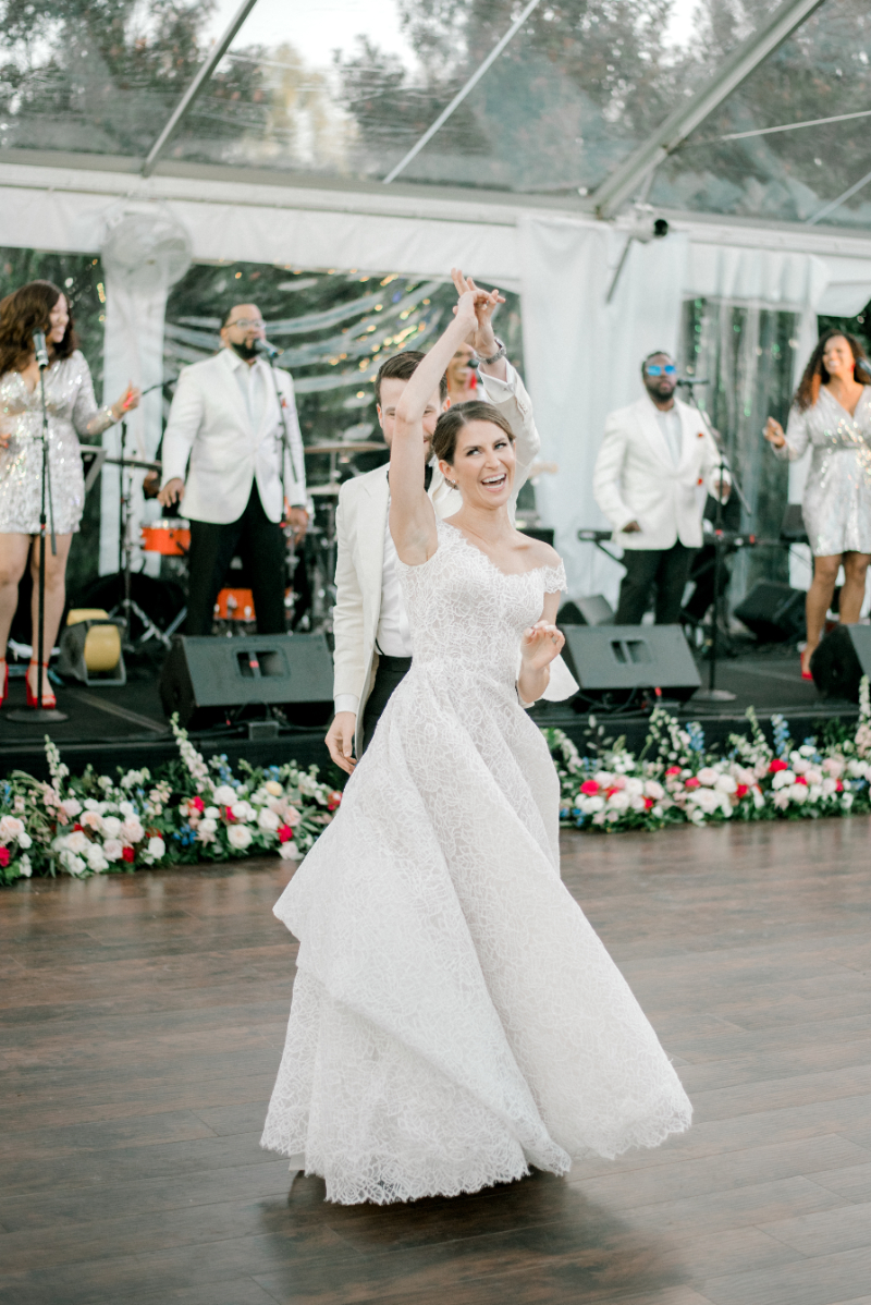 FIRST DANCE AT SALAMANDER RESORT AND SPA WEDDING RECEPTION
