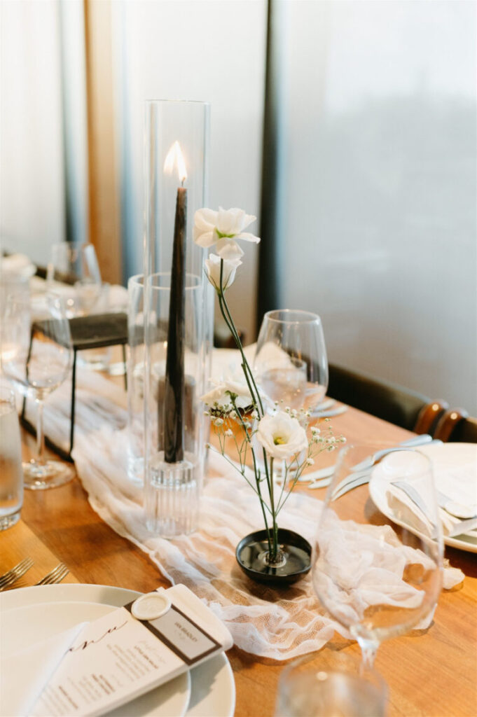 modern wedding hired Simply Breathe Events for Day of Coordination