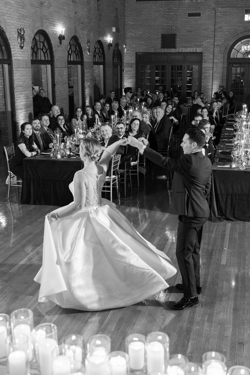 FIRST DANCE AT Wedding Reception at St. Francis Hall